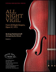 All Night Vigil Orchestra sheet music cover Thumbnail